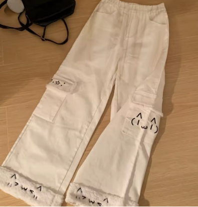 👖Cute black/white pants I wear DAILY