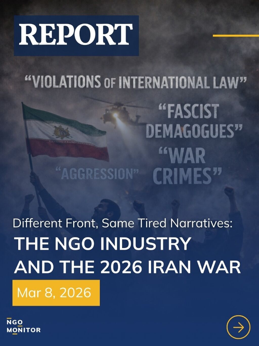 Different Front, Same Tired Narratives: The NGO Industry and the 2026 Iran War
