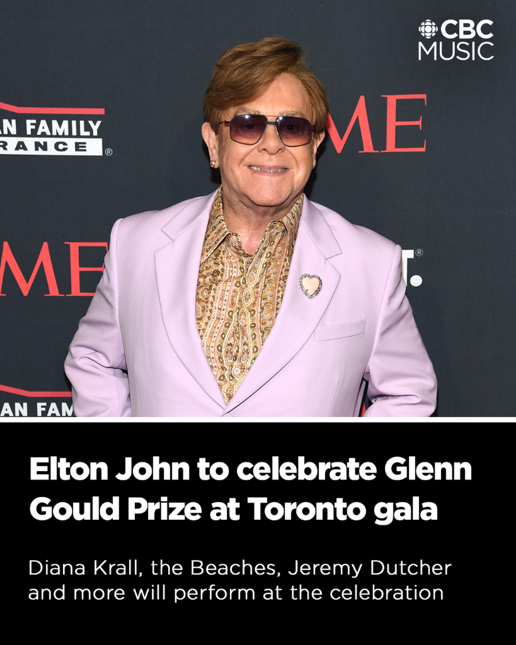 Elton John to celebrate Glenn Gould Prize
