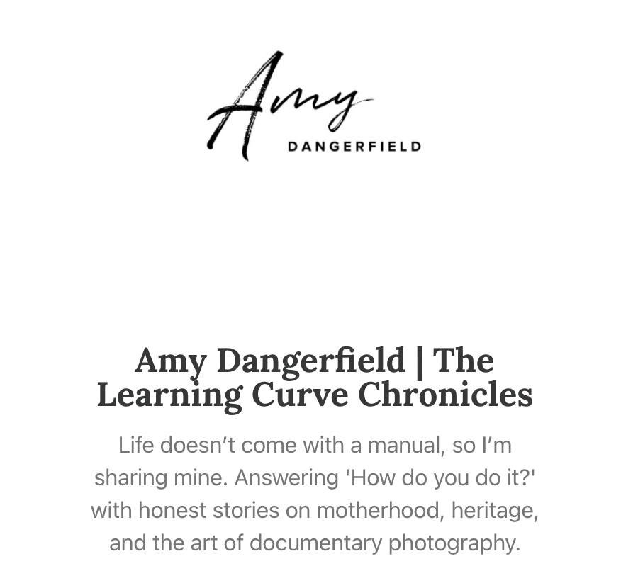 Amy Dangerfield | The Learning Curve Chronicles | Substack