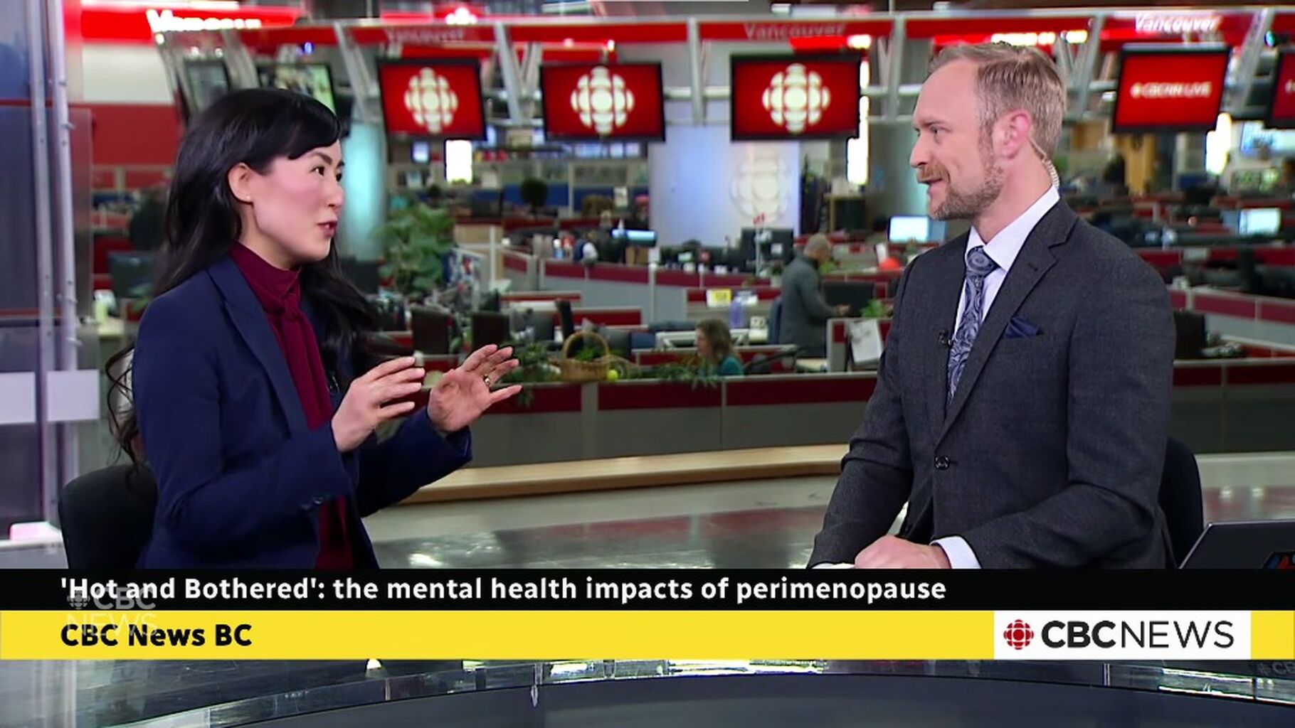 CBC News - 'Hot and Bothered': the mental health impacts of perimenopause