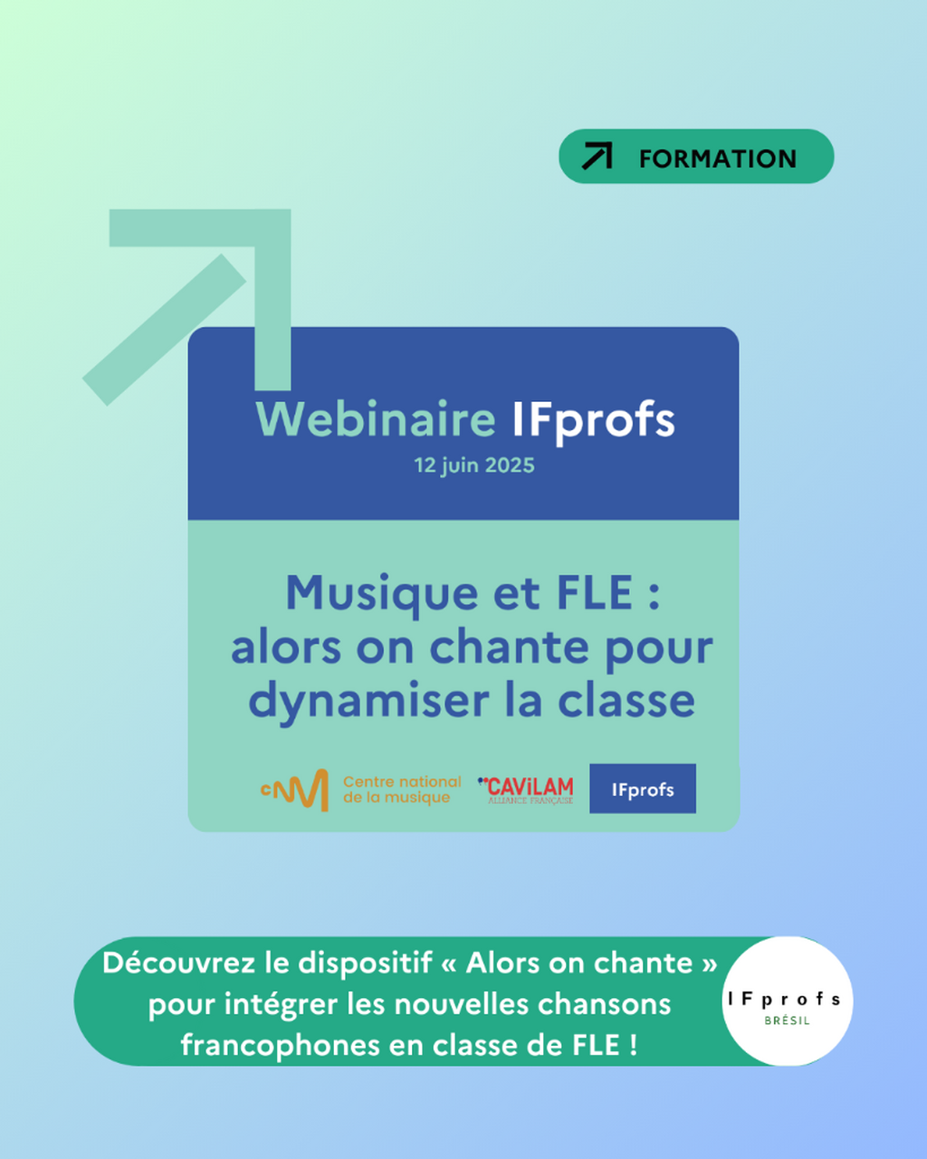WEBINAIRE - ALORS ON CHANTE