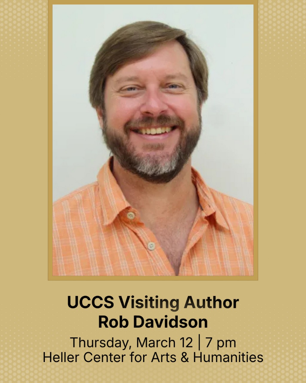 Visiting Author Series: Rob Davidson!