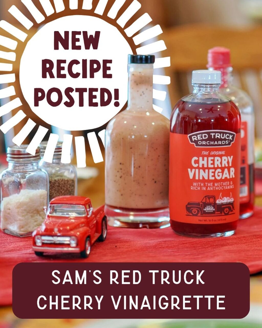 Sam's Red Truck Cherry Vinaigrette Recipe