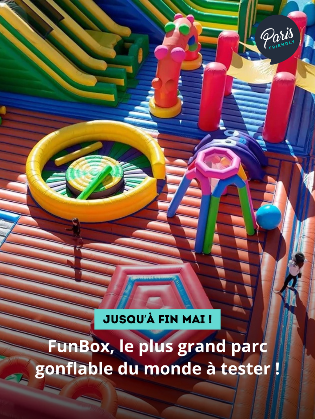 FunBox, le plus grand parc gonflable du monde &agrave; tester !