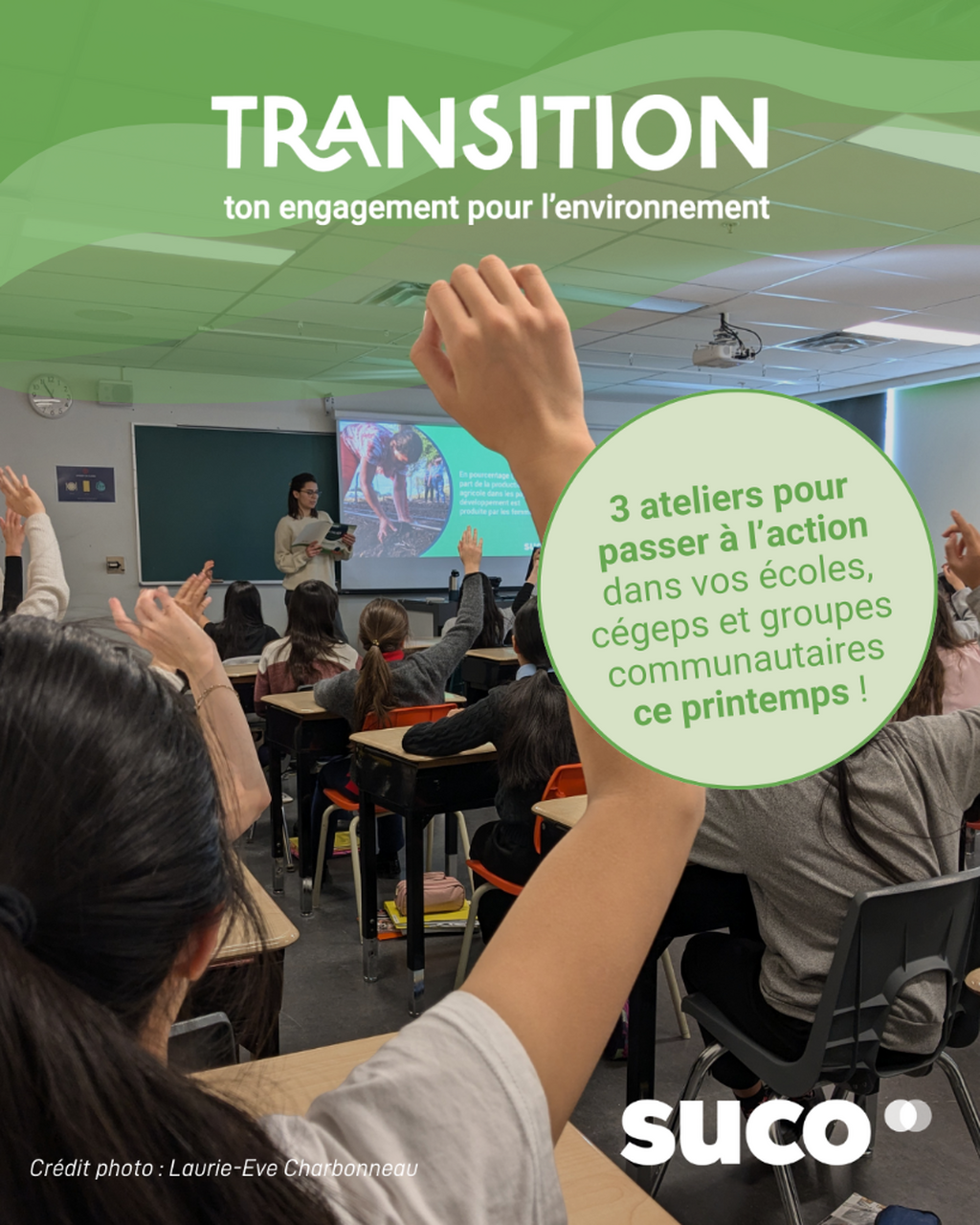 Ateliers transition printemps 2026
