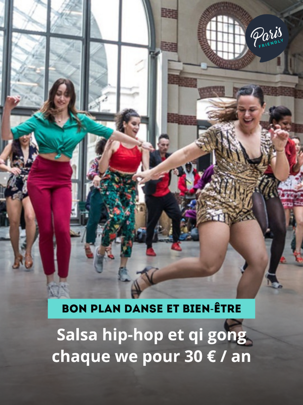 Salsa hip-hop et qi gong chaque we pour 30 &euro; / an
