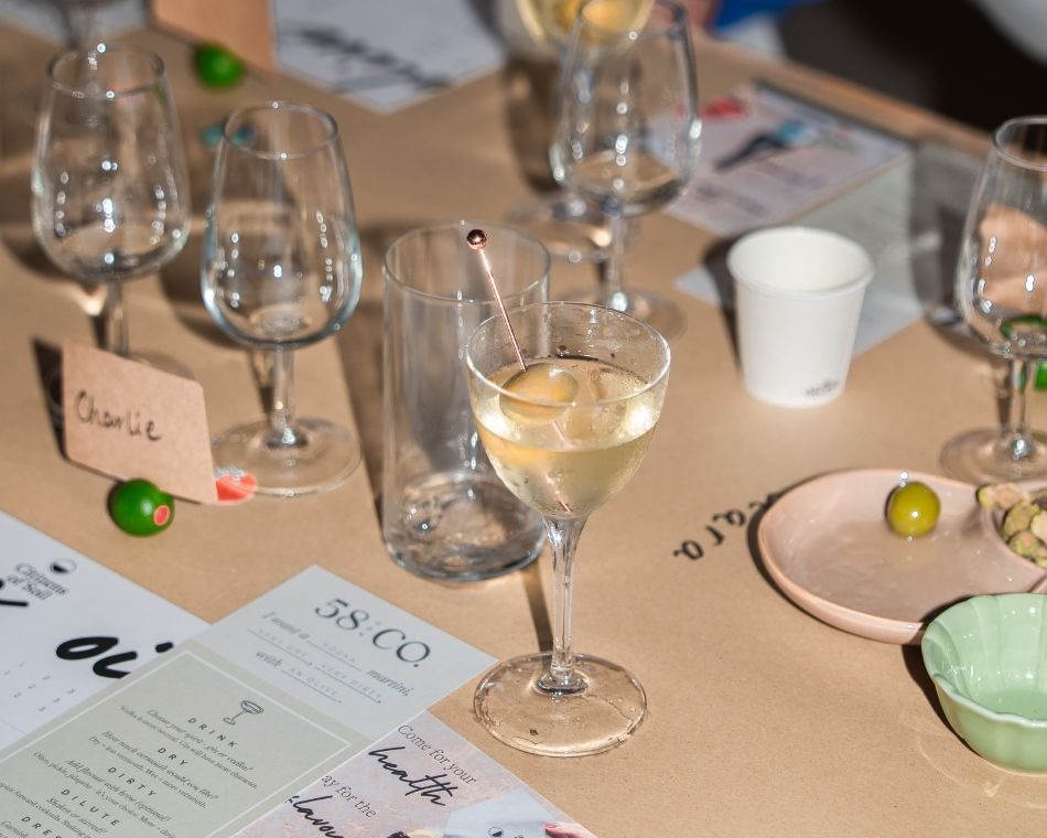 Vermouth Tasting and DIY Gildas With 58 and CO
