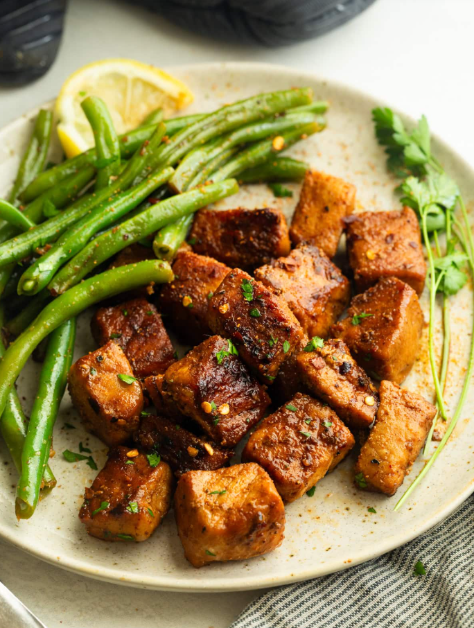 Garlic Butter Skillet Pork Bites