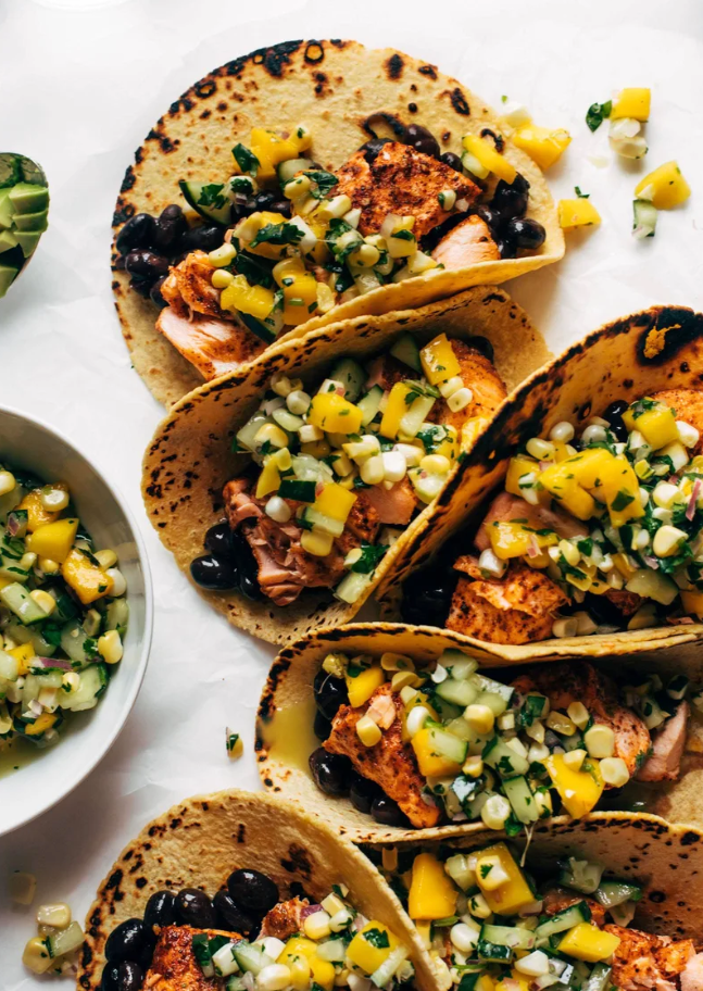 Salmon Tacos