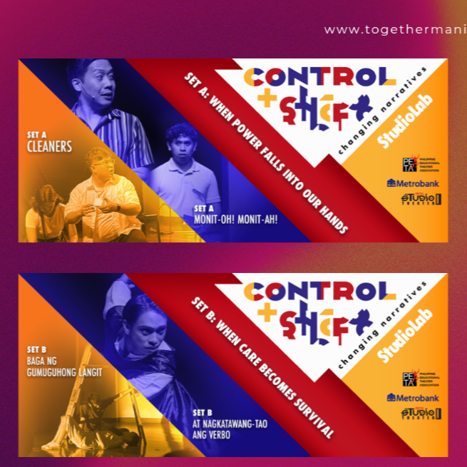 PETA&rsquo;s Control + Shift: Changing Narratives Returns in April  with New Filipino Plays