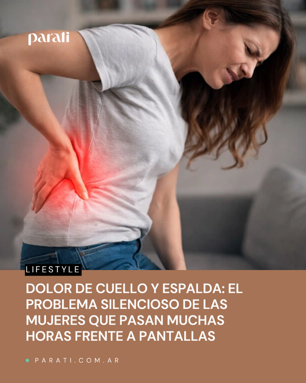 Dolor de cuello y espalda: el problema silencioso de las mujeres que pasan muchas horas frente a pantallas