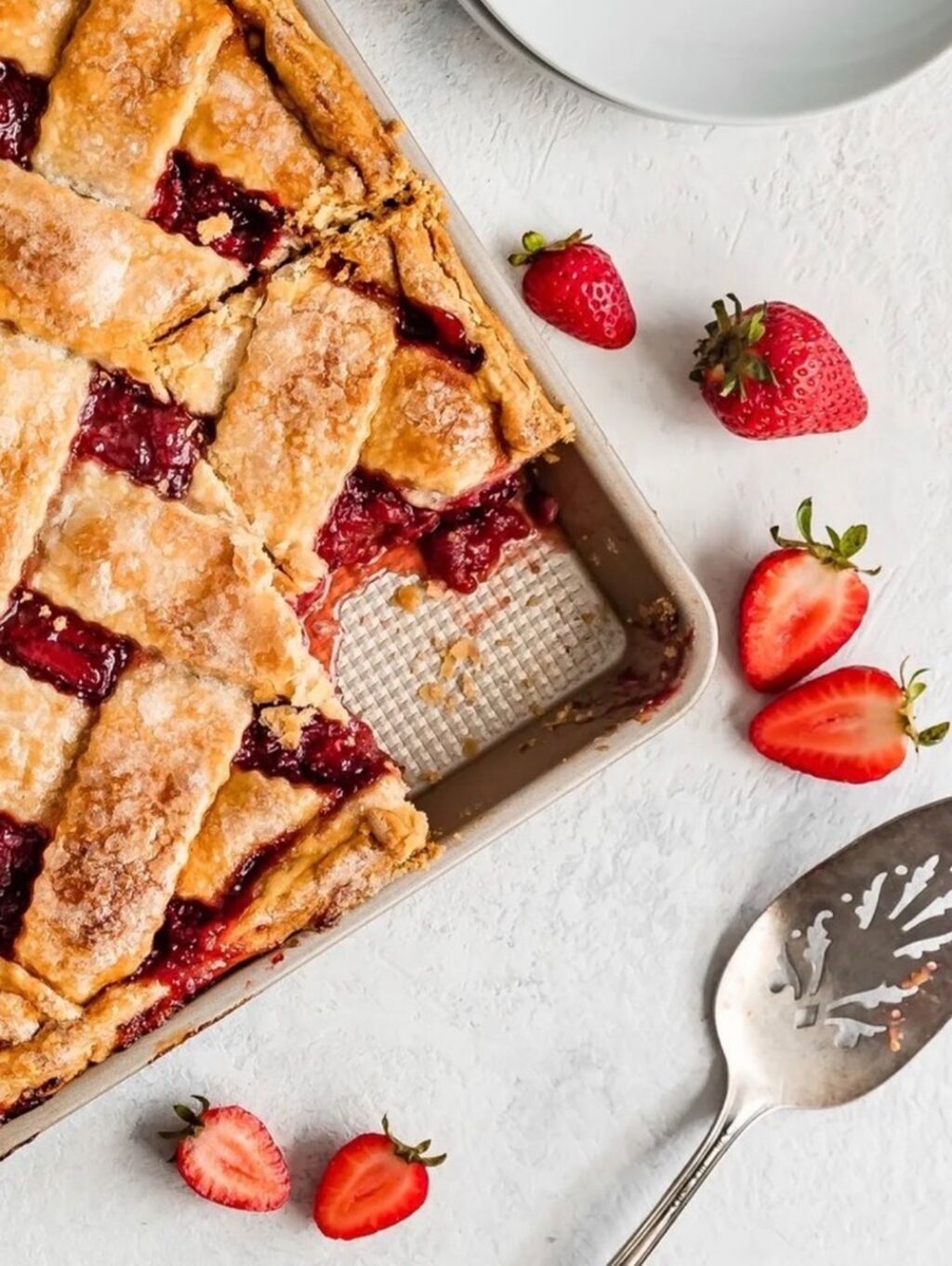 Strawberry Slab Pie - California Strawberry Commission