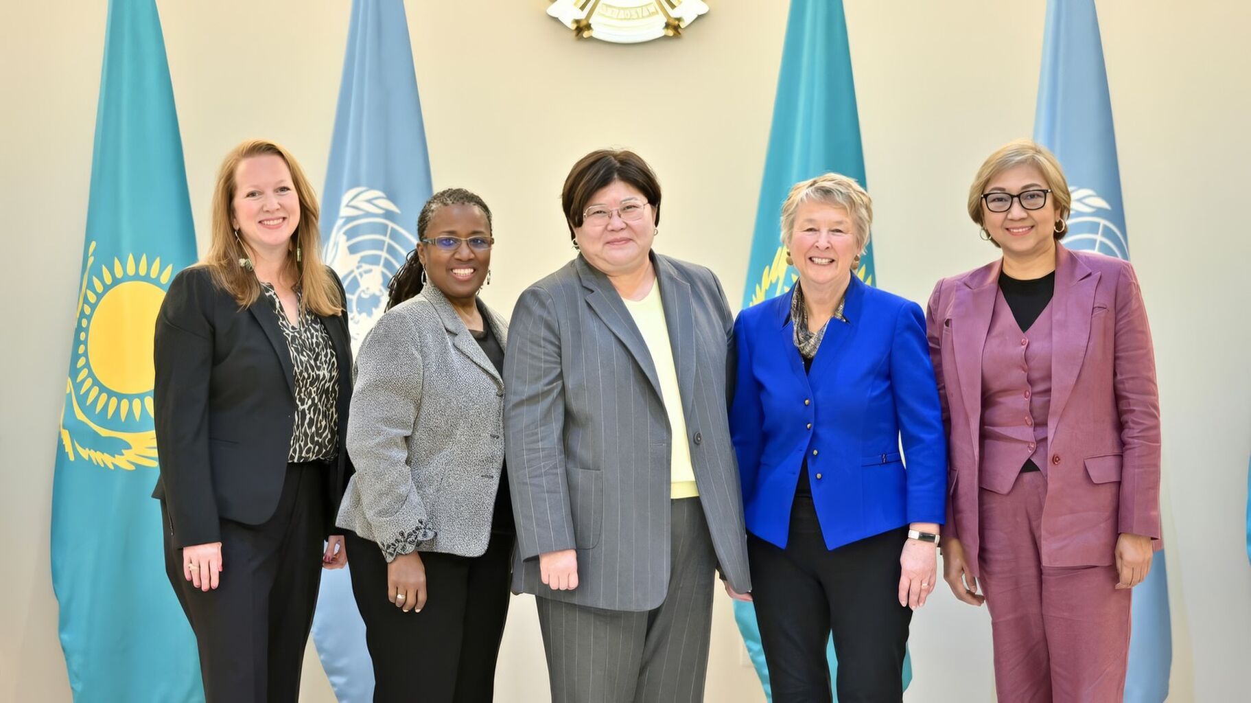 Justice Singh Meets with Kazakhstan Constitutional Court Chairperson Elvira Azimova on International Day of Women Judges