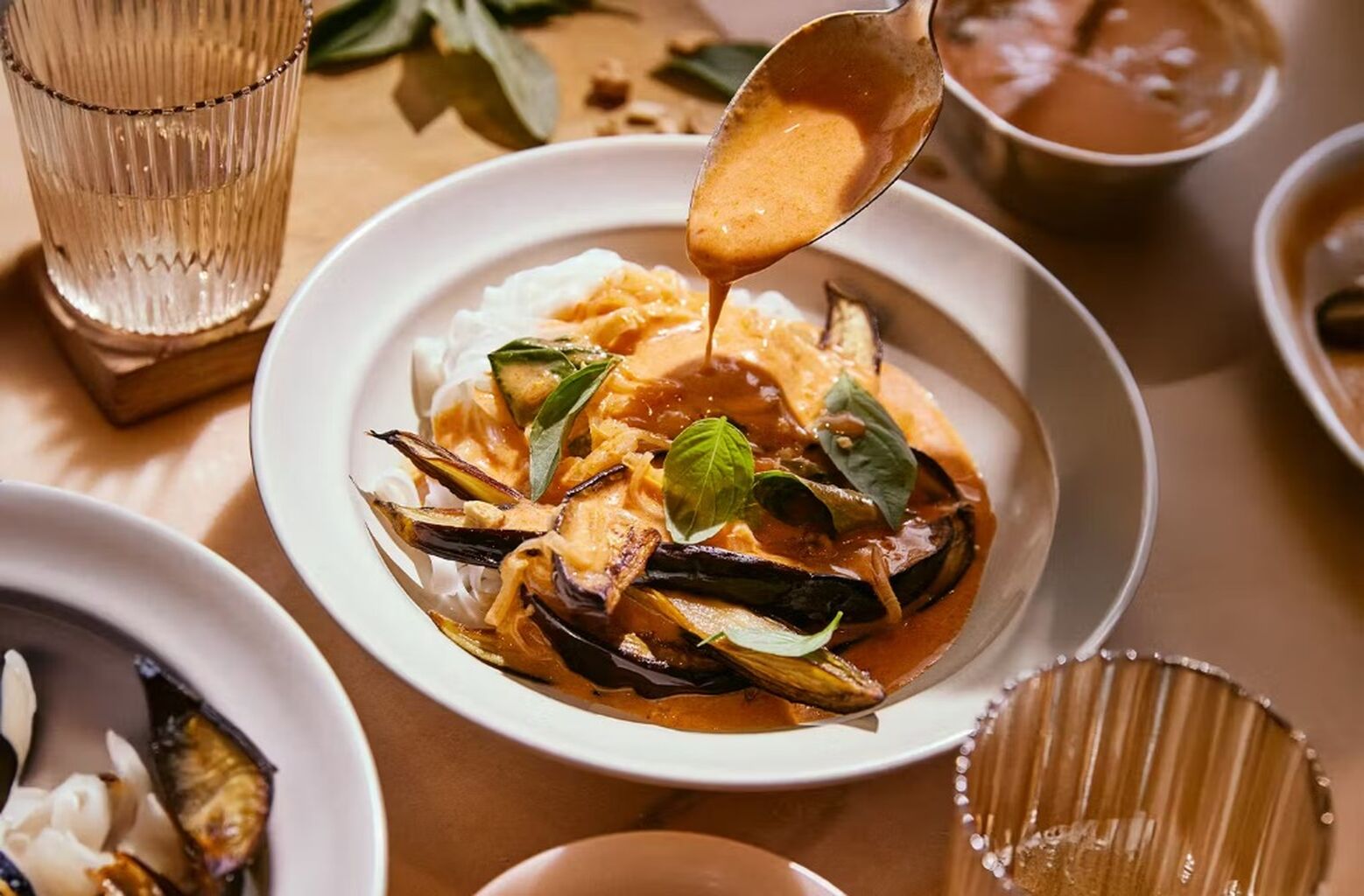🍛Thai basil & aubergine curry