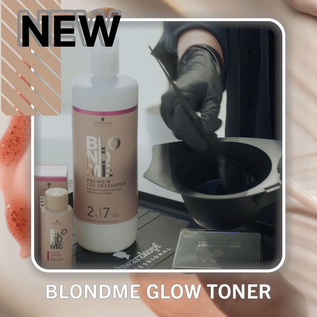Grab the BlondMe Glow-Acidic Toner Kit today 