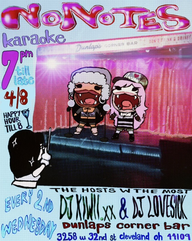 No Notes Karaoke 2nd Wednesday of Month