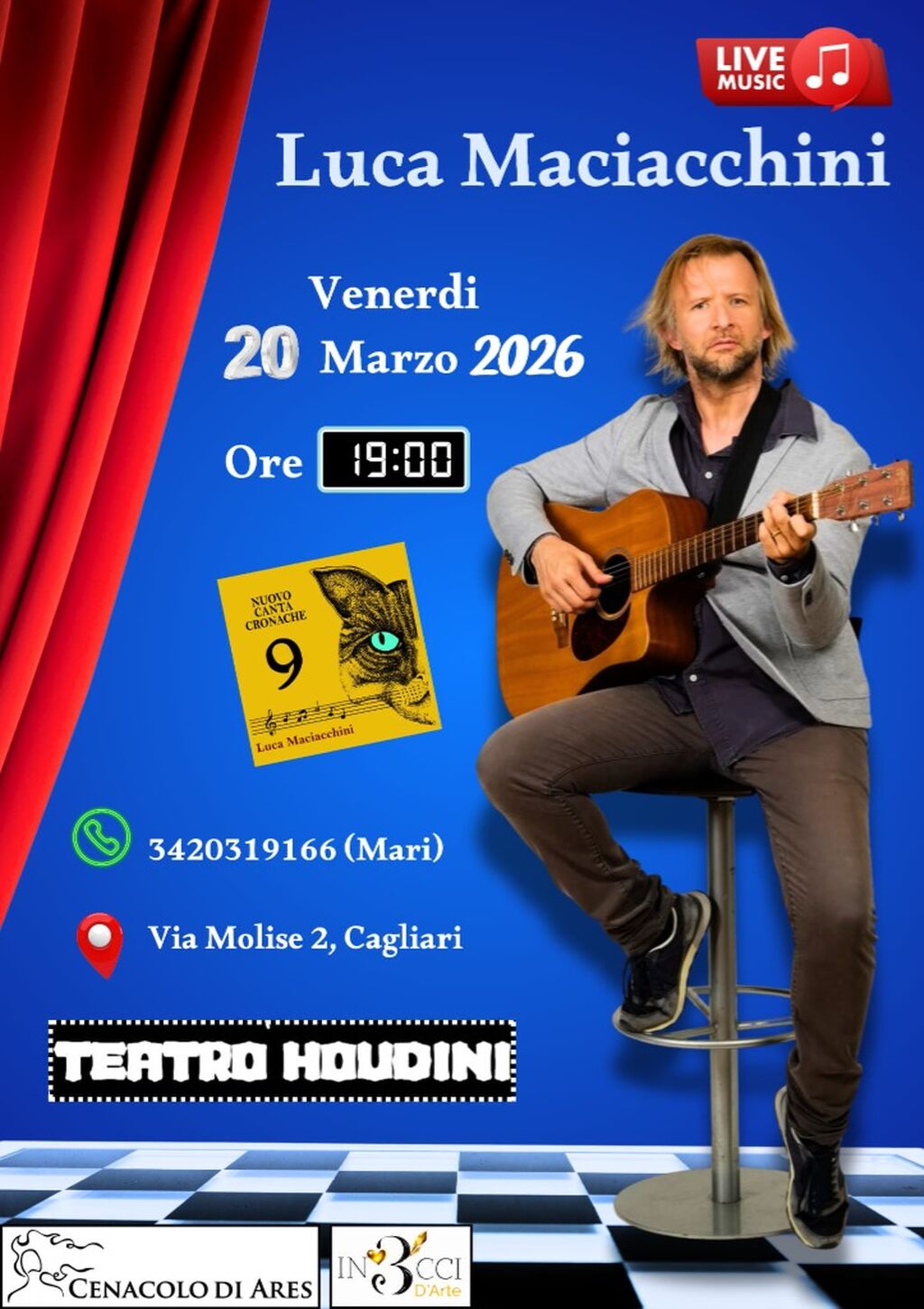 LUCA MACIACCHINI LIVE | 20 marzo 2026