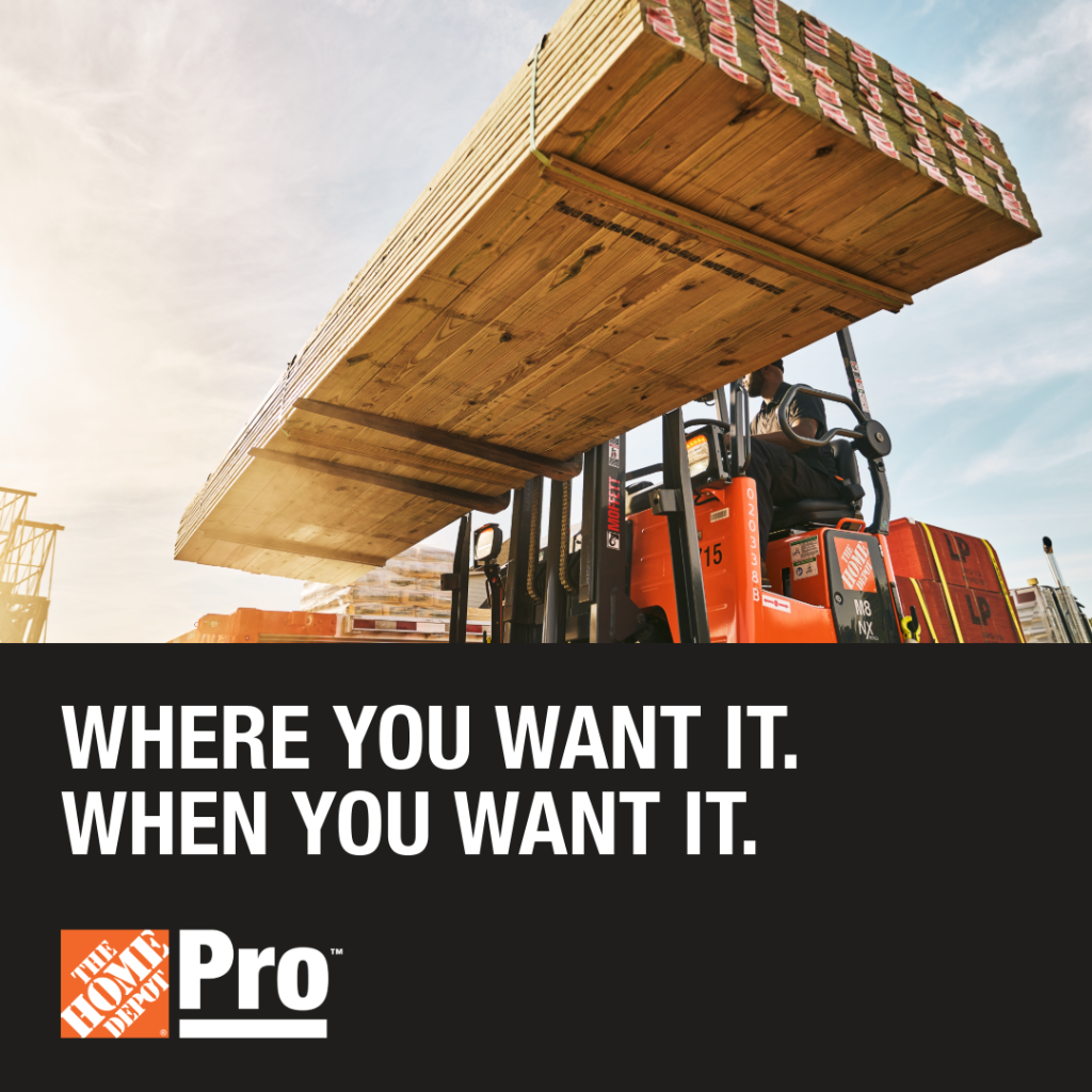 Get it Fast with The Home Depot Pro