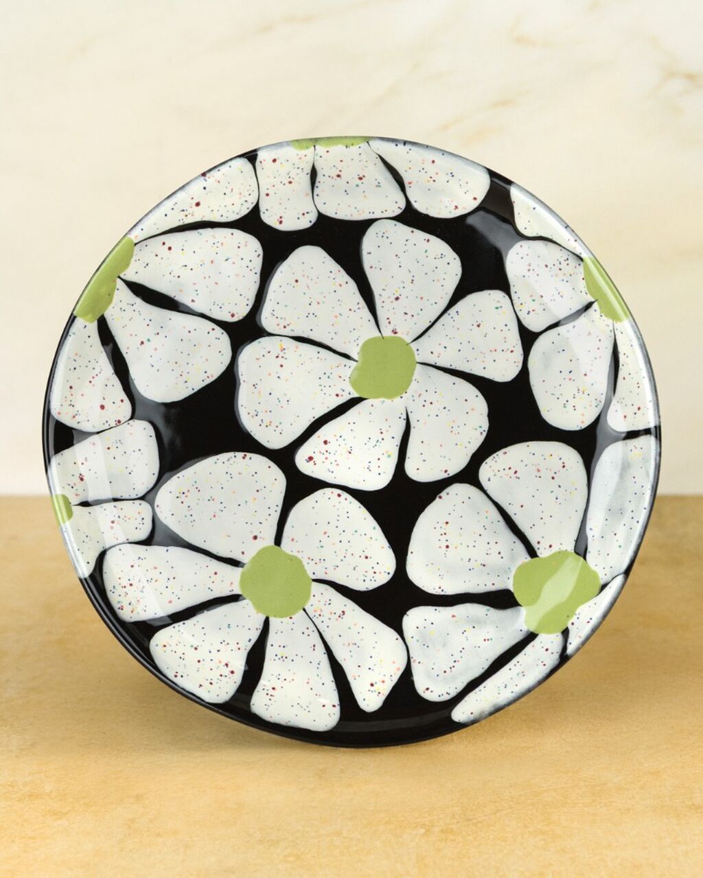 Speckled Daisy Plate