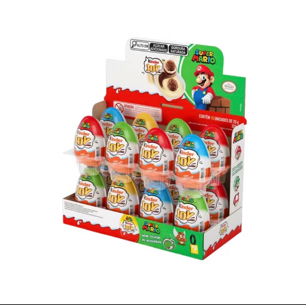 CAIXA KINDER MARIO 