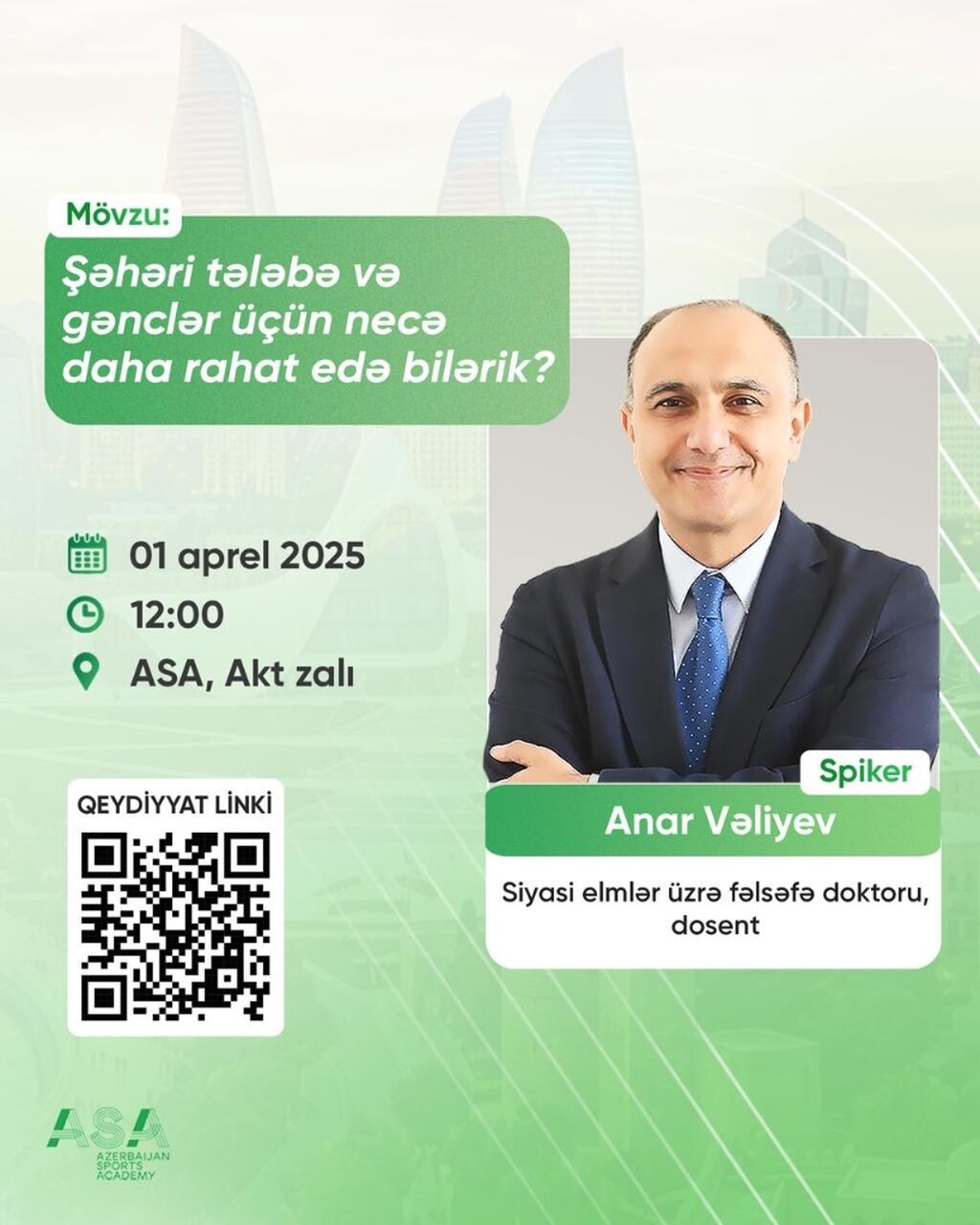 Şəhəri tələbə və gənclər &uuml;&ccedil;&uuml;n necə daharahat edə bilərik?