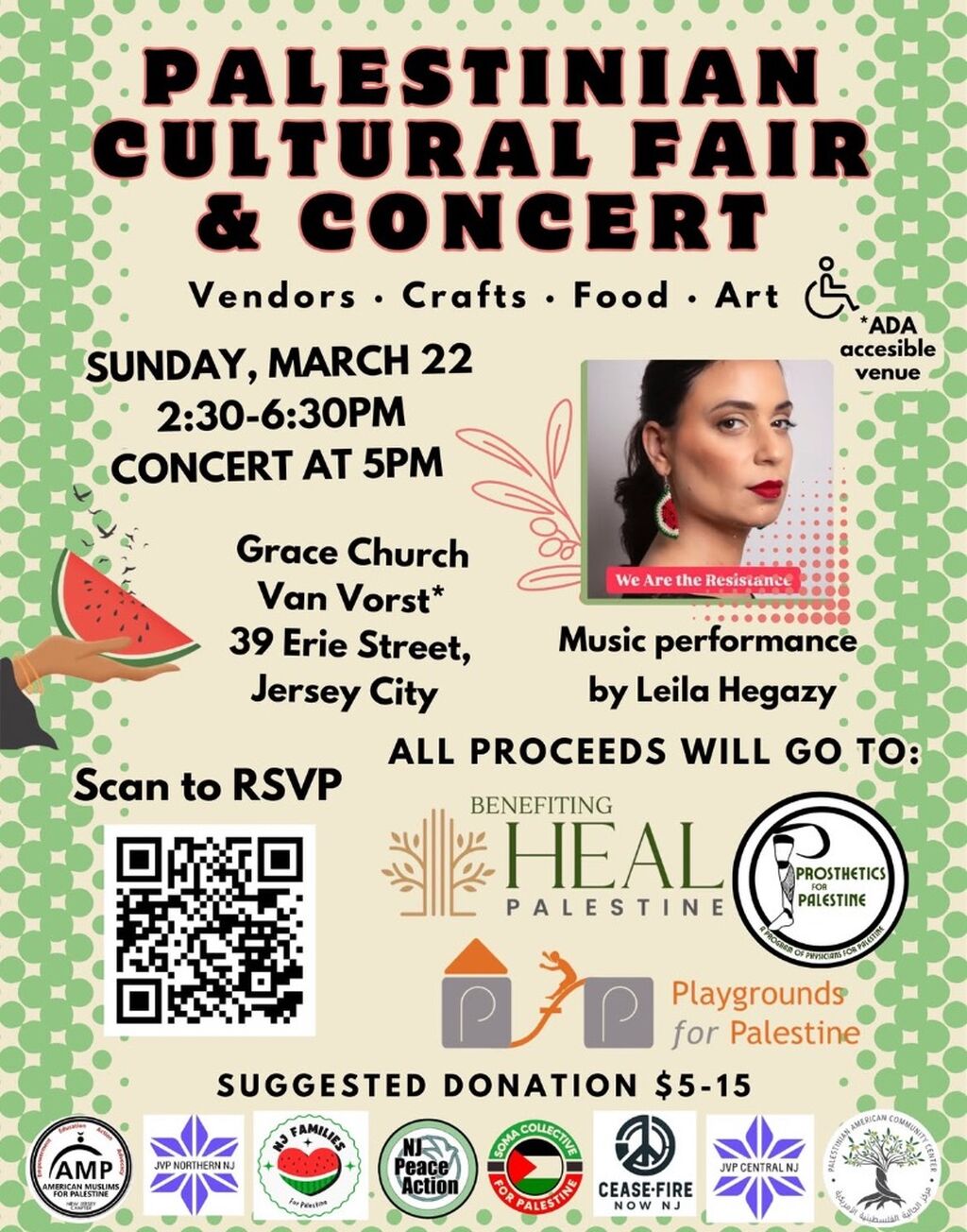 palestinian cultural fair concert