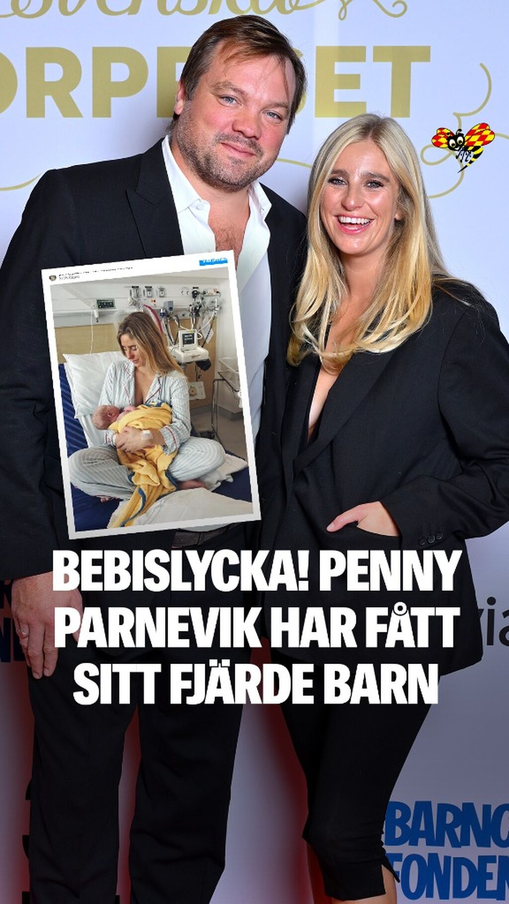 Penny Parnevik har blivit mamma