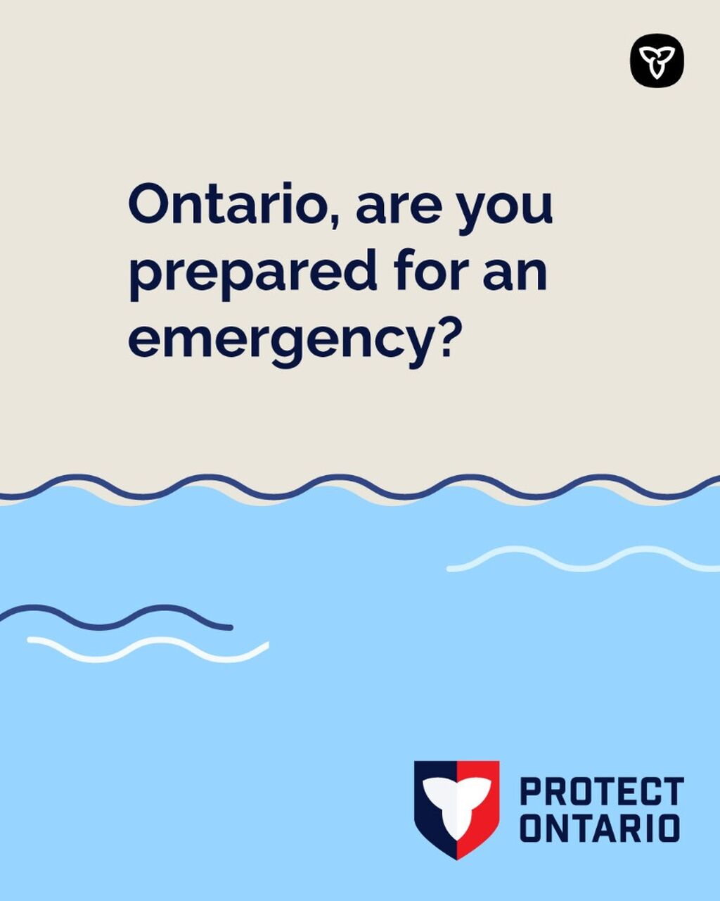Be prepared for an emergency