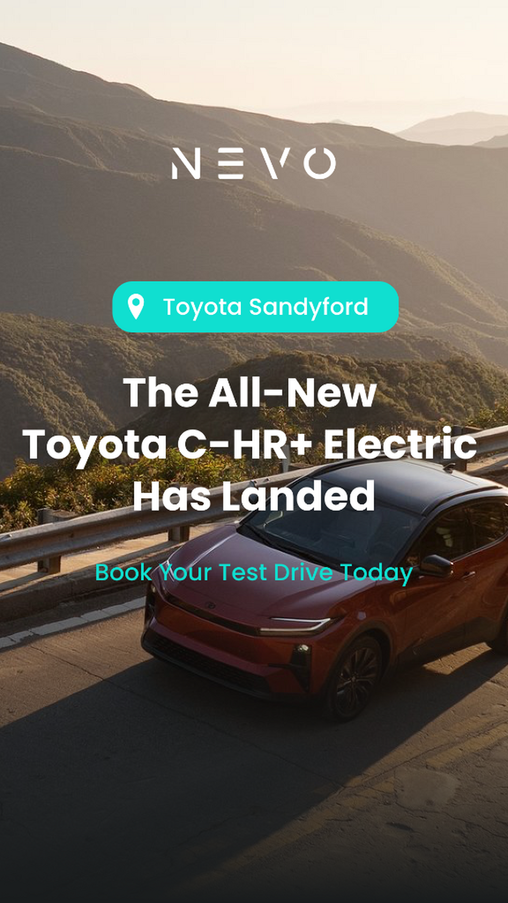 test drive the toyota c-hr+ electric