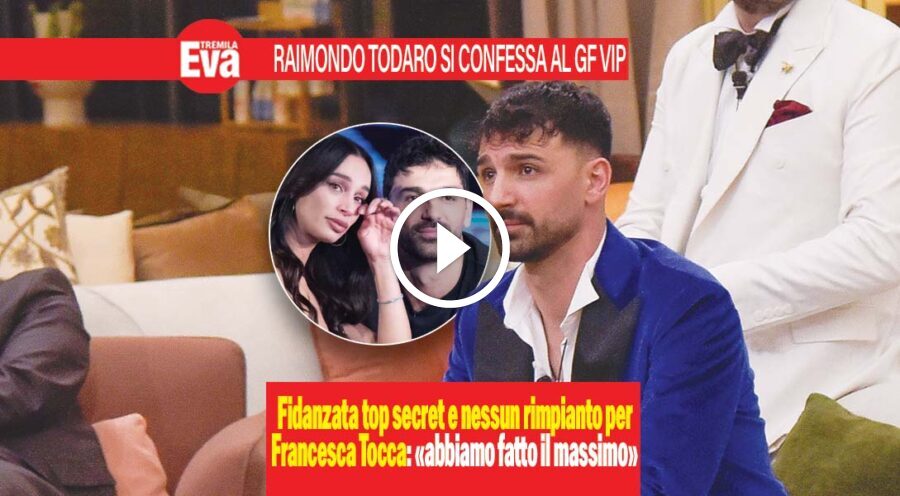 Raimondo Todaro, le confessioni al Gf sull'addio alla Tocca