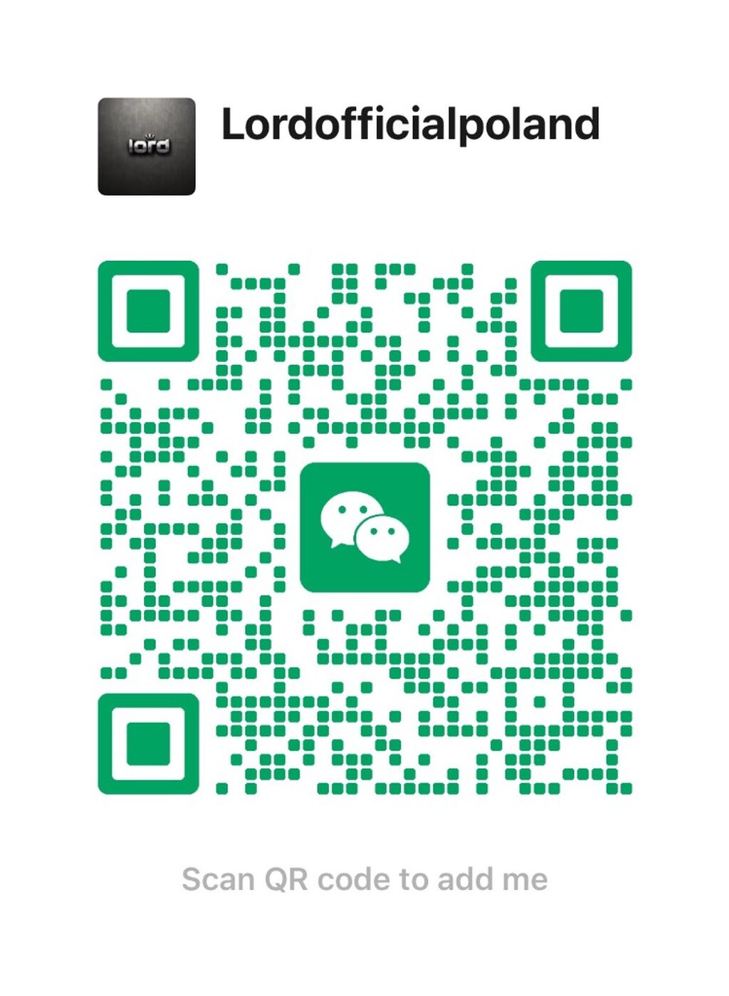 WeChat Lordofficialpoland 