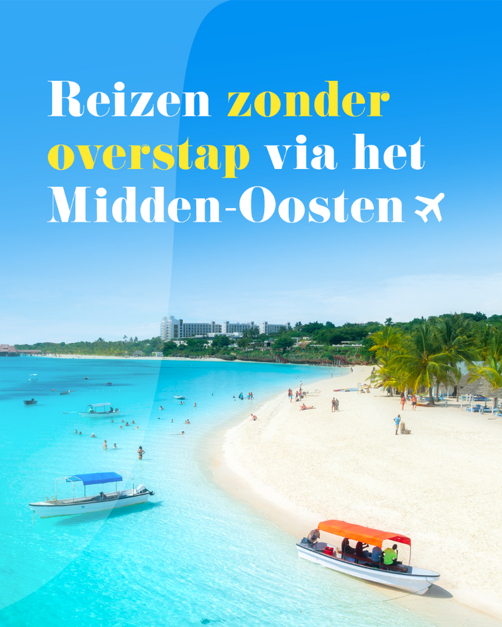 ✈️ Vlieg zonder overstap in het Midden-Oosten 