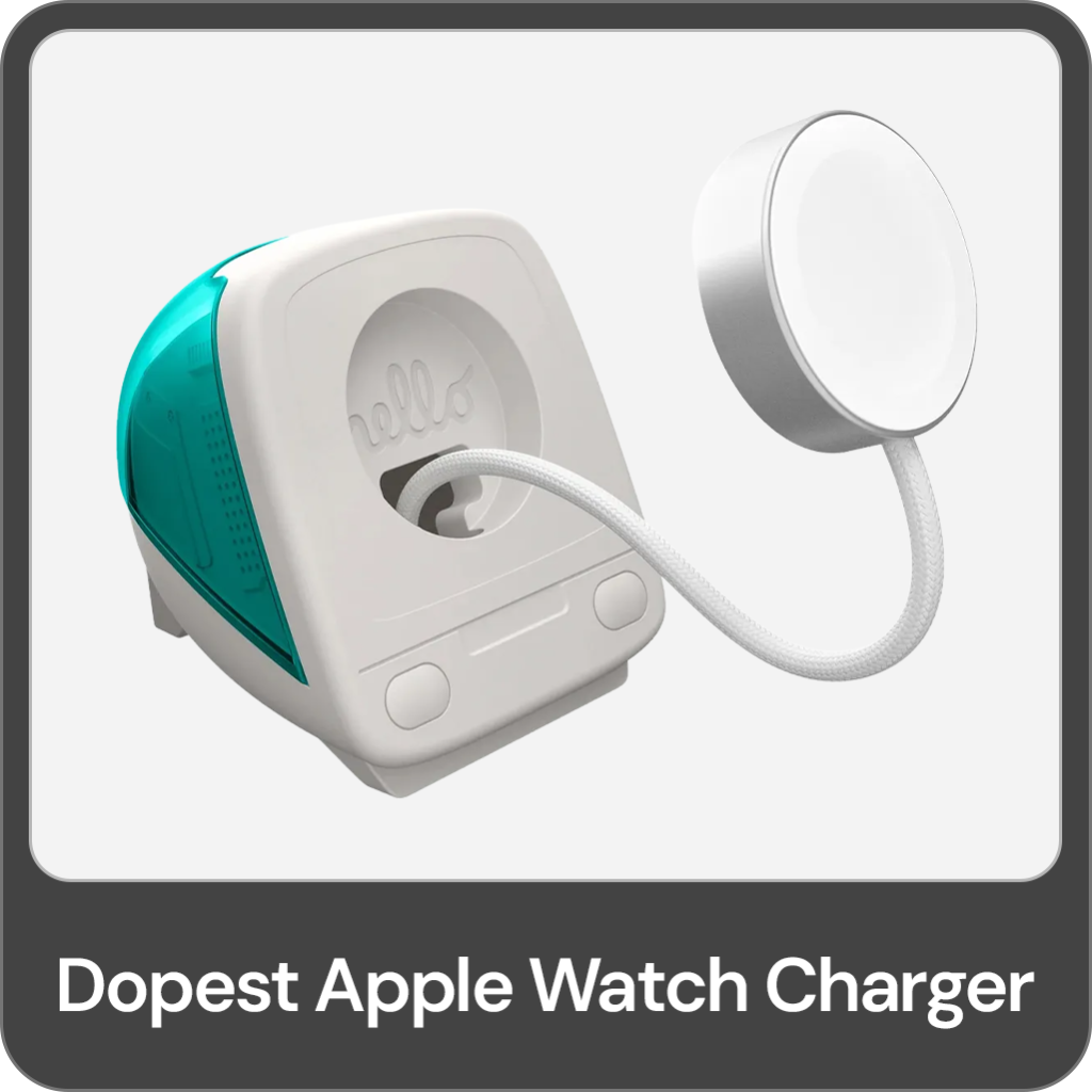 iMac G3 Retro Apple Watch Charger 