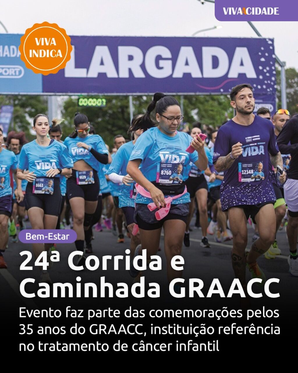 24&ordf; Corrida e Caminhada GRAACC