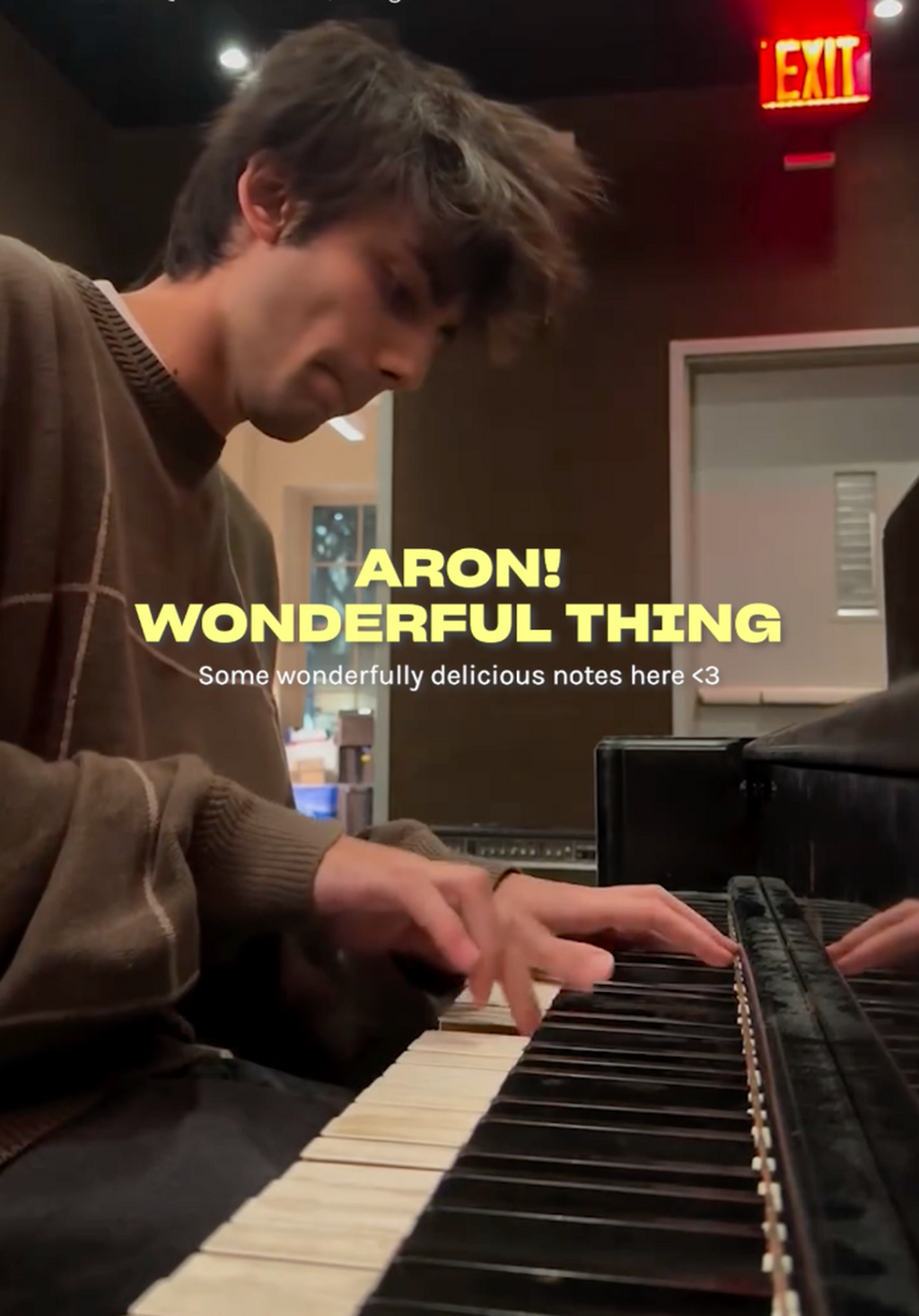 LISTEN TO ARON!'S 'WONDERFUL THING' HERE