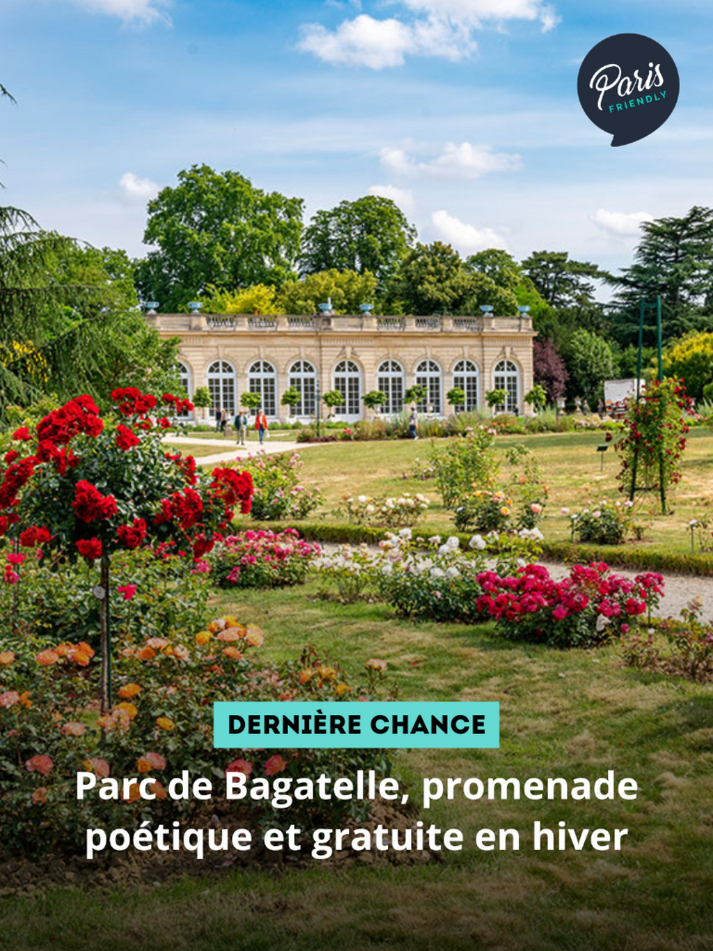 Sortie gratuite nature toute en po&eacute;sie au parc de Bagatelle
