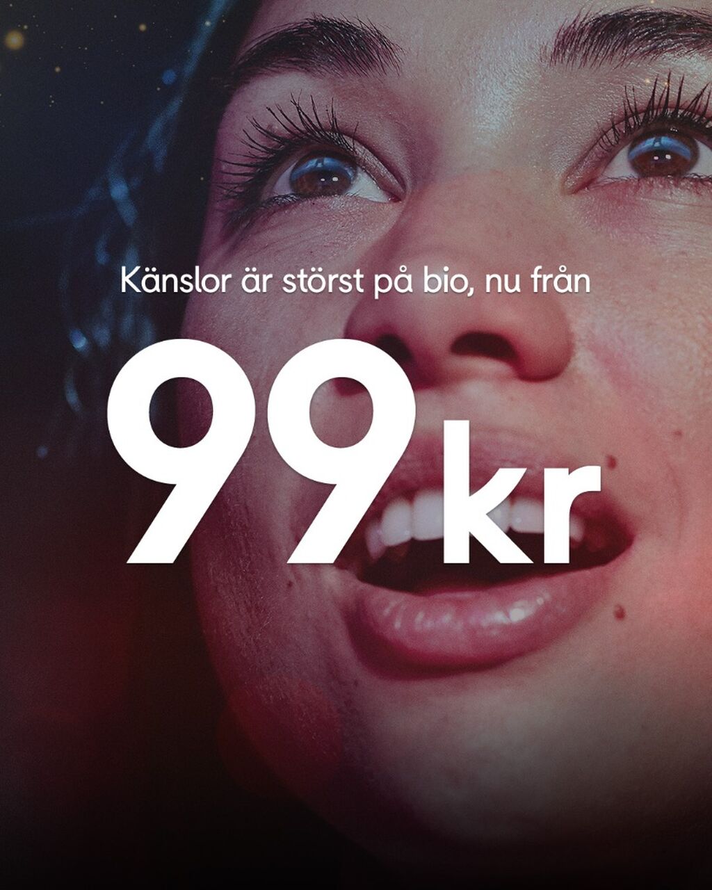 Upplev bio p&aring; Filmstaden, fr&aring;n 99 kronor p&aring; alla filmer!