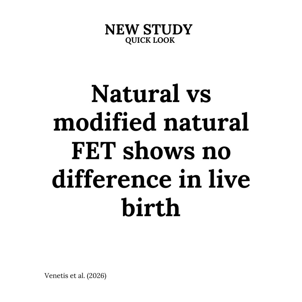 Modified natural vs. natural cycle for endometrial preparation in frozen embryo transfer: a meta-analysis