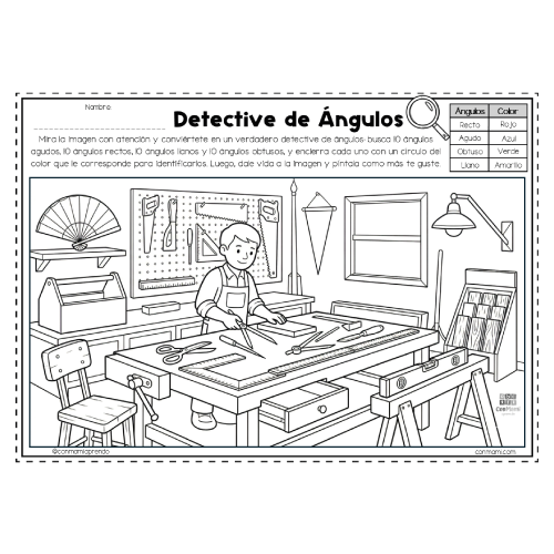 Detective de &aacute;ngulos