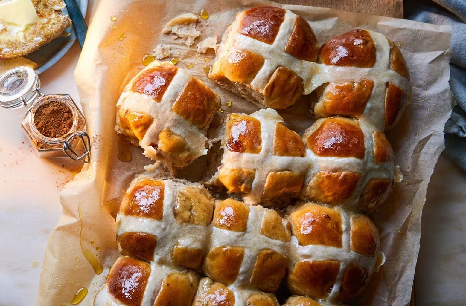 🐰☕THE BEST TEAR & SHARE HOT CROSS BUNS 