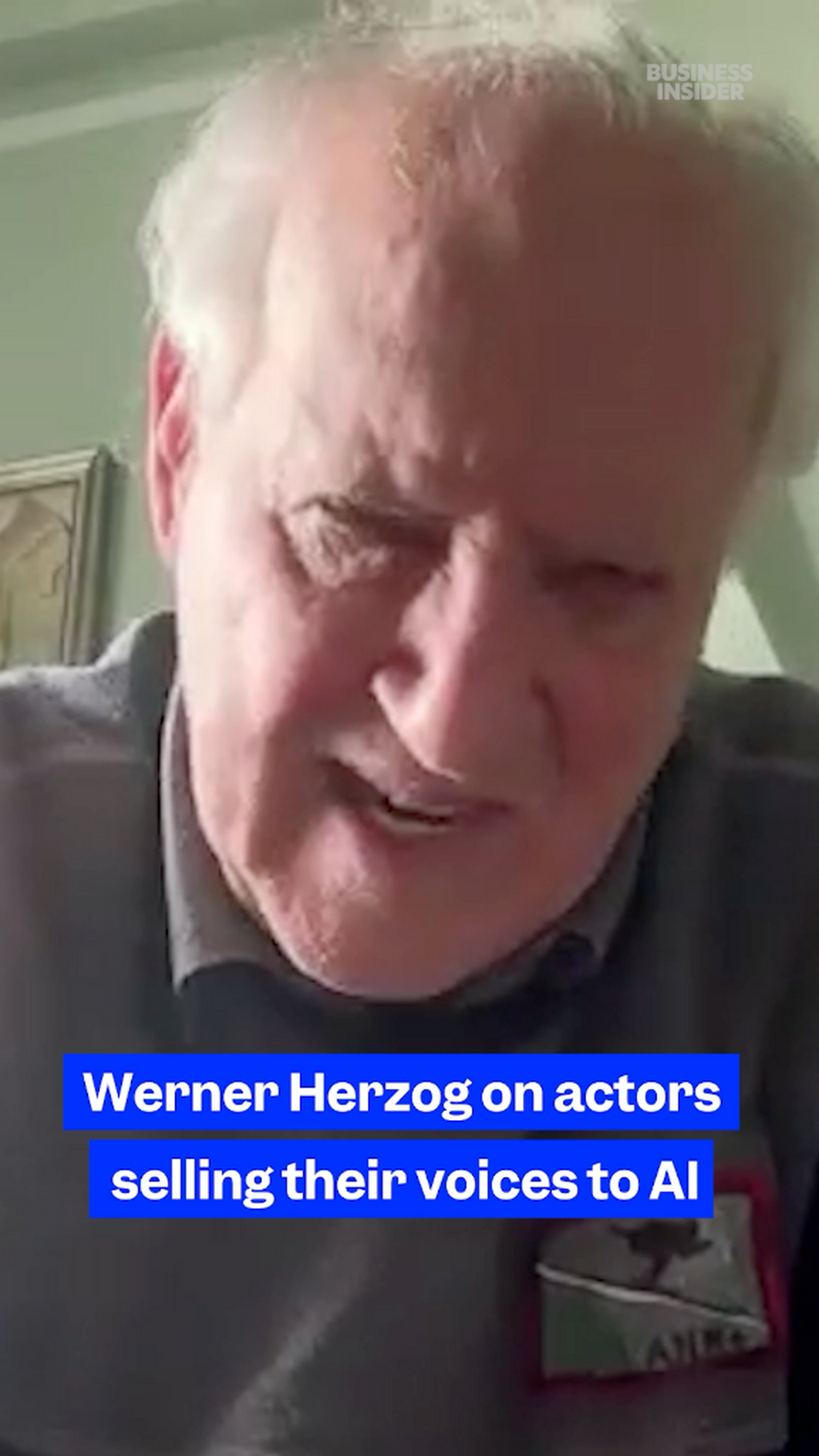Werner Herzog on actors selling their voices to AI