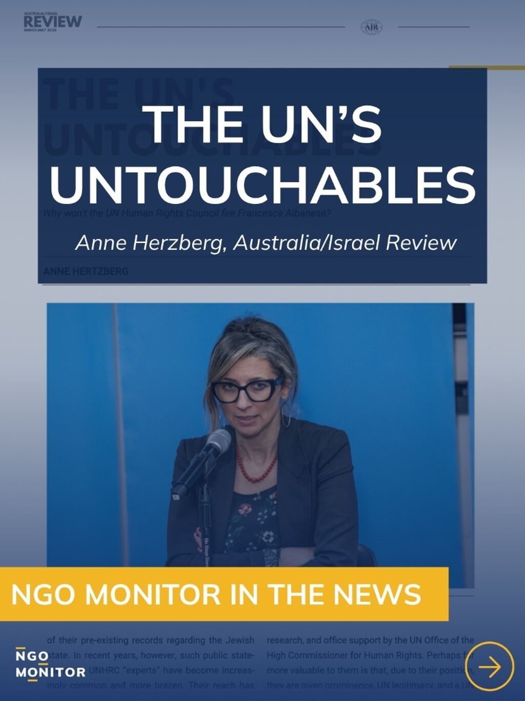 The UN&rsquo;s untouchables