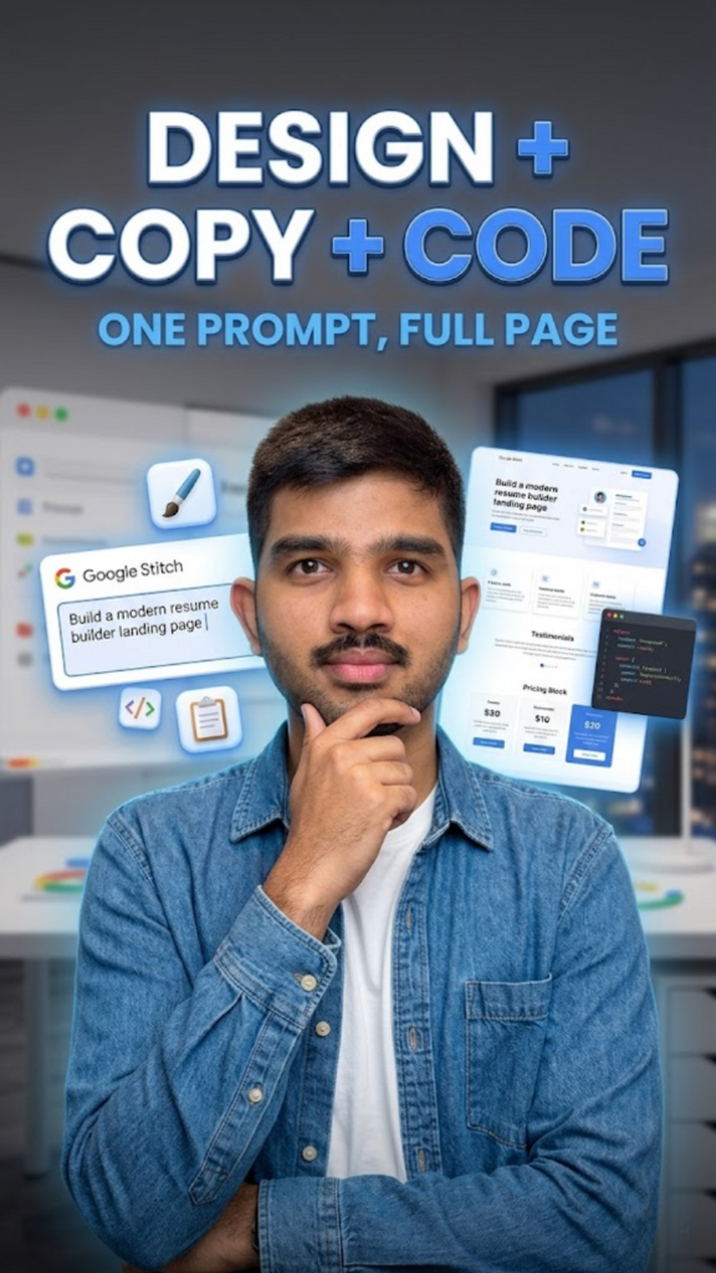 Type One Sentence, Get a Full Landing Page