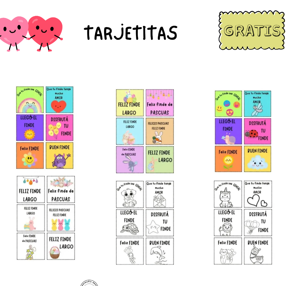 Tarjetitas finde