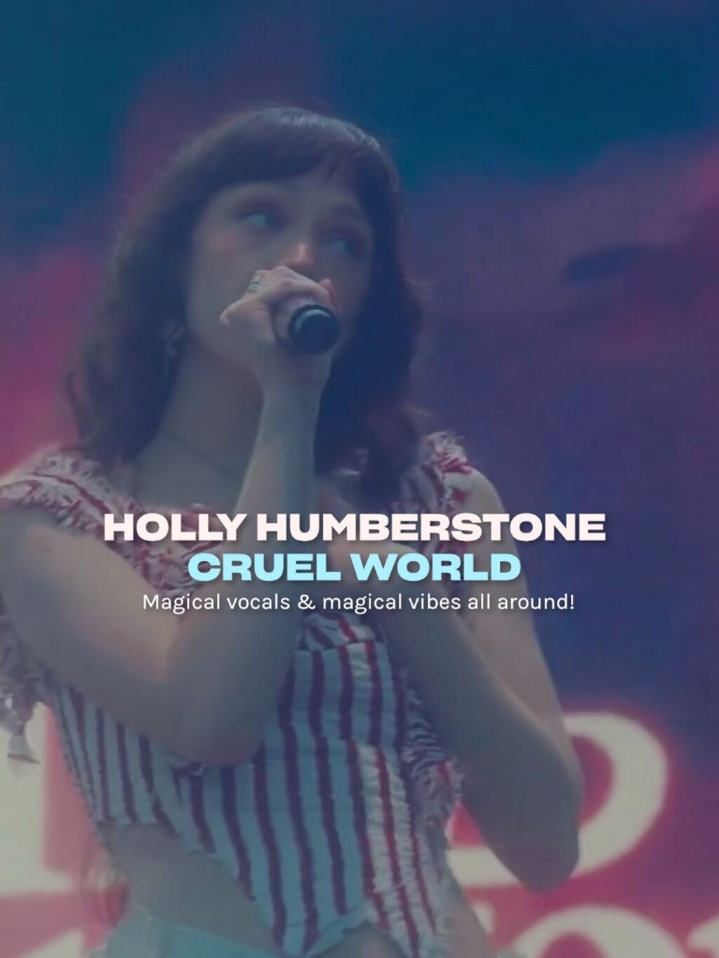 LISTEN TO HOLLY HUMBERSTONE'S 'CRUEL WORLD' HERE