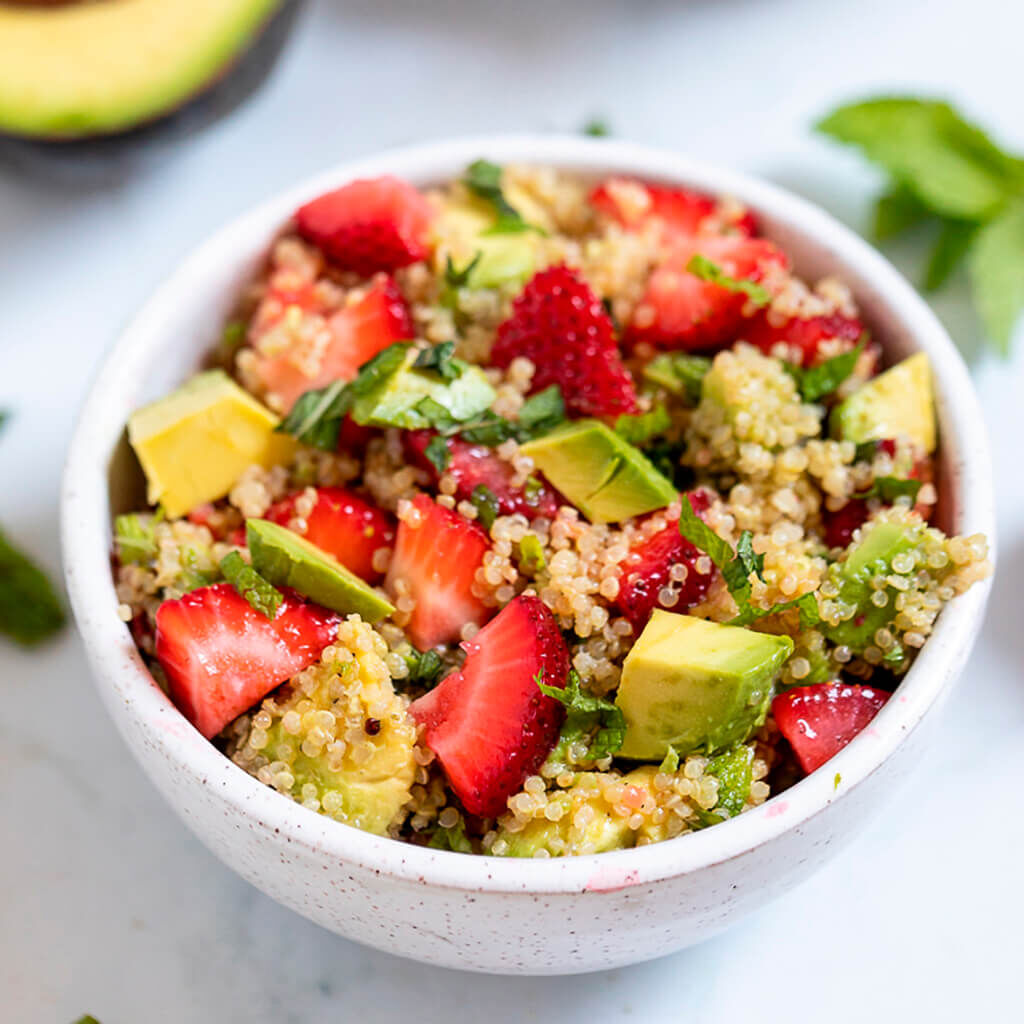 Strawberry Quinoa Salad with Avocado - California Strawberry Commission