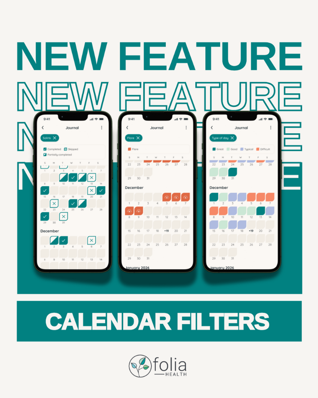 New Feature: Calendar Filters
