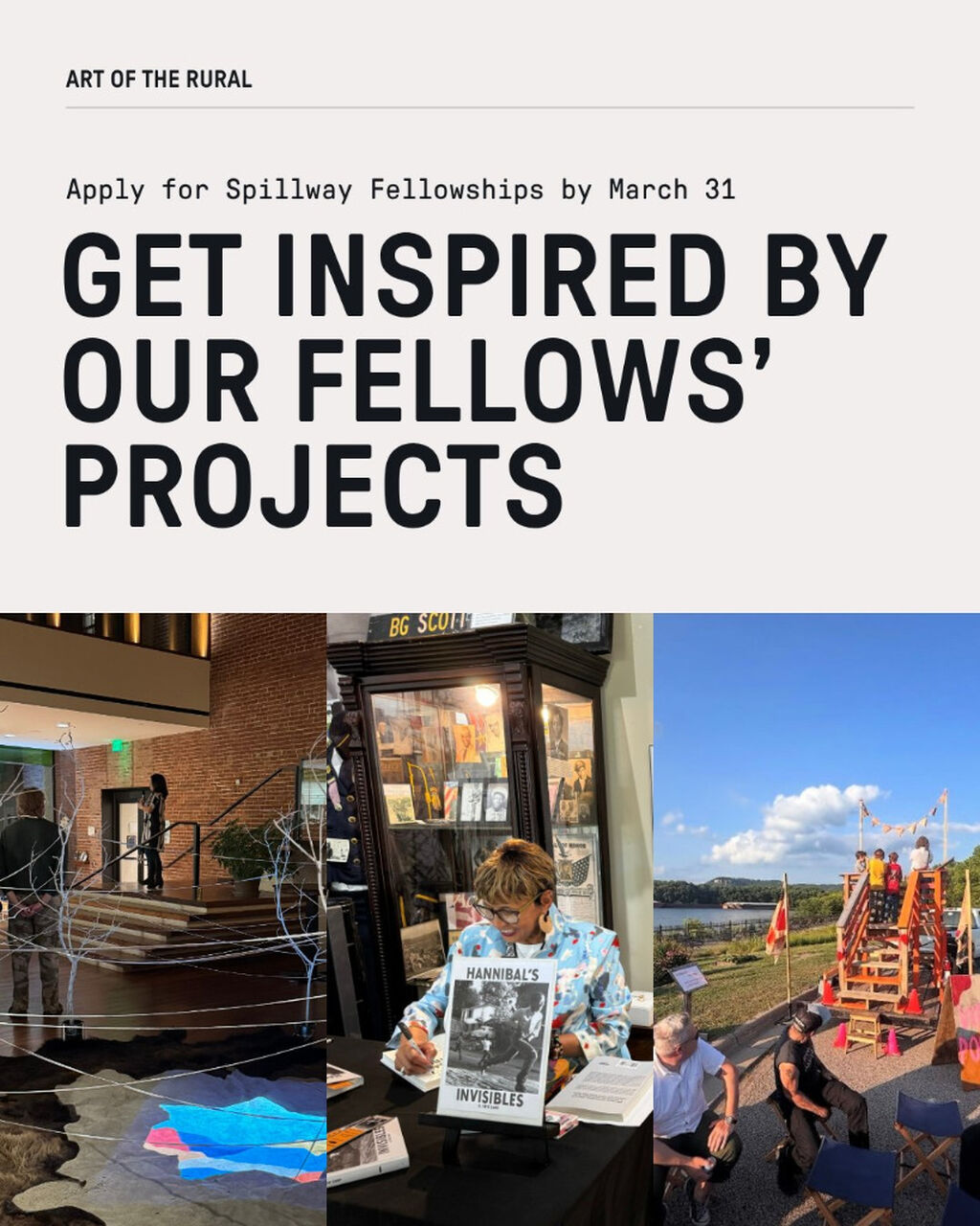 Apply by March 31: Spillway Fellowships