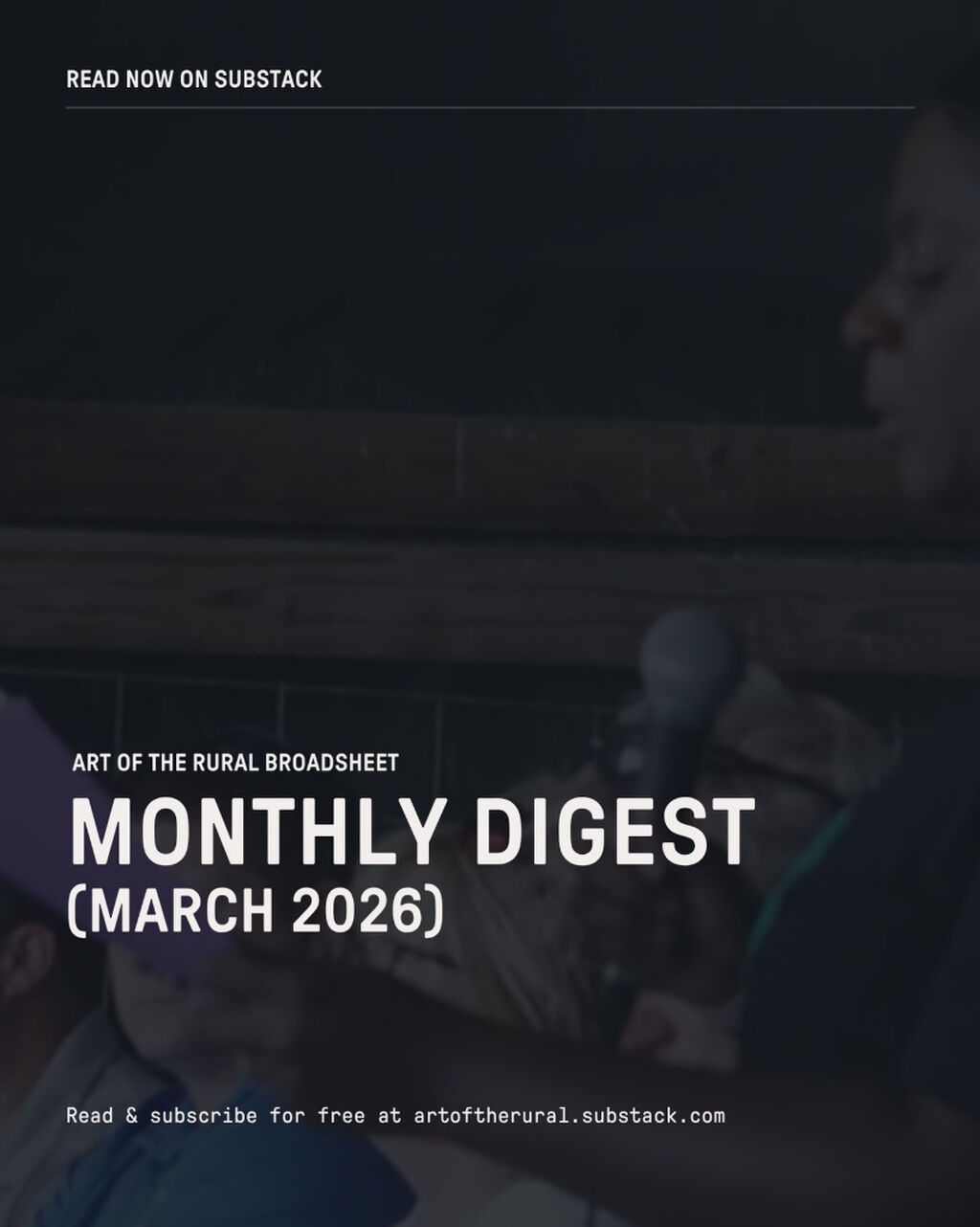 Read: Monthly Digest (March 2026)